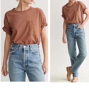 Jenni Kayne Vintage Pocket Clay T-Shirt